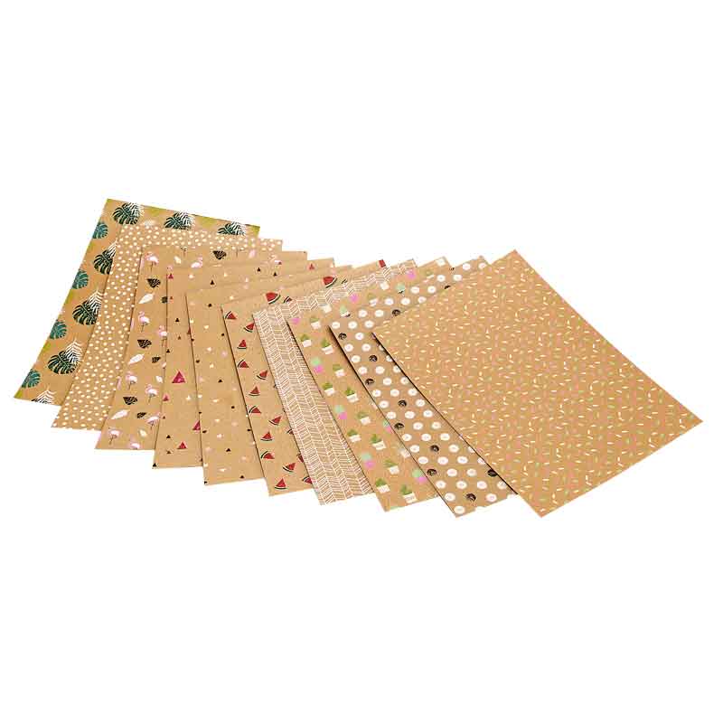 Motivblock Kraftpapier, 20 Blatt