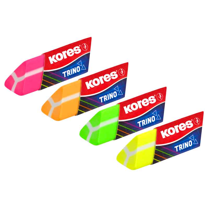 KORES - Trino Radierer, 28 Stück