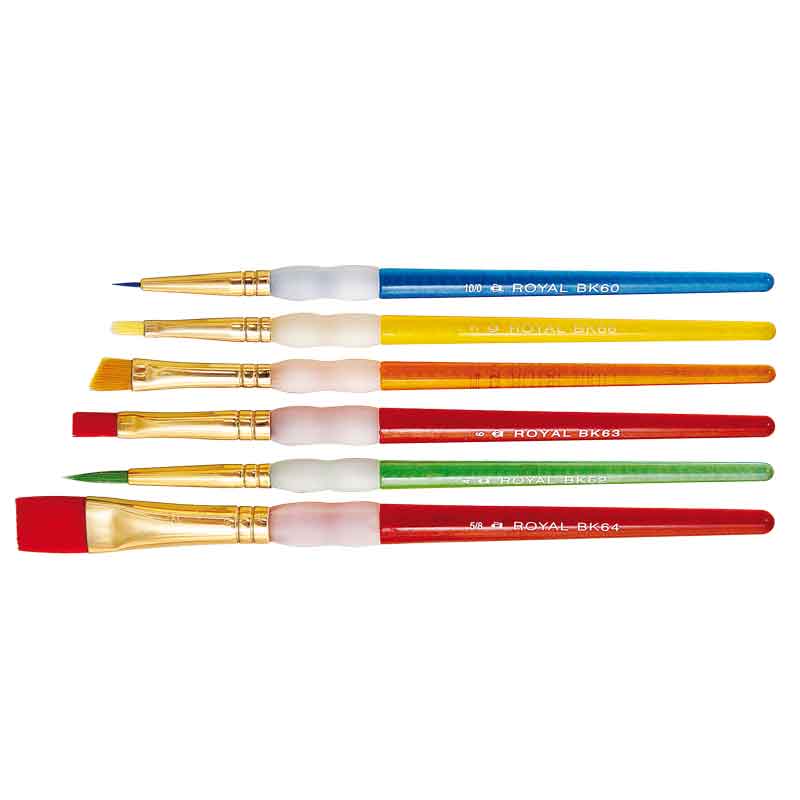 Kinderpinselset rund / flach