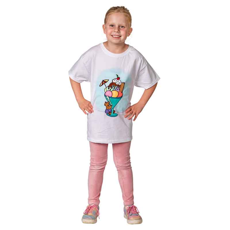 T-Shirt / weiß