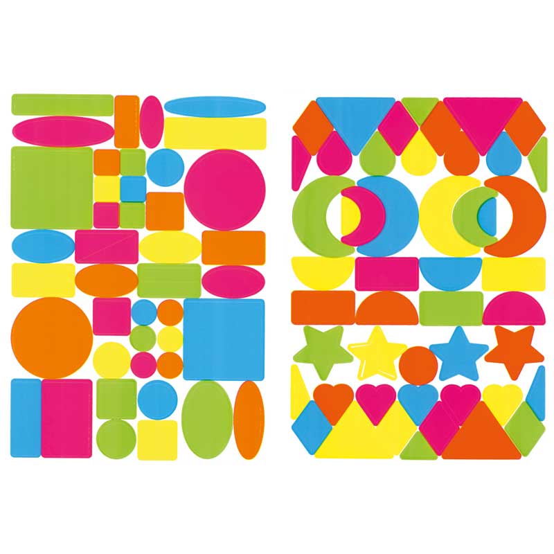 Sticker Neon sortiert 276 Stück