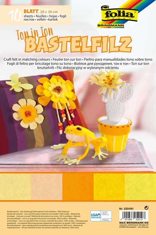 Bastelfilz, 20 x 30 cm