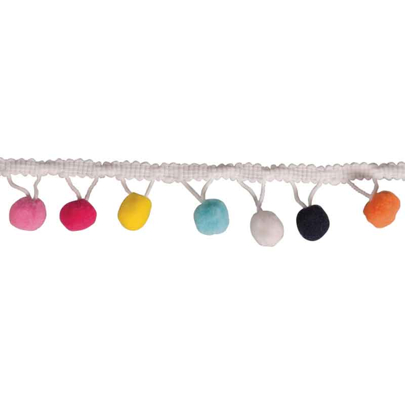 Pompon Borte, 2 m — sortiert