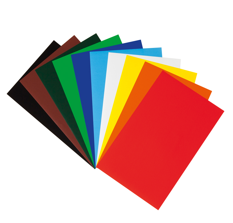 Glanzpapier gummiert / 18,5 x 29,7 cm — sortiert
