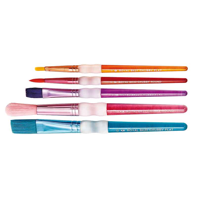 Kinderpinselset rund / flach