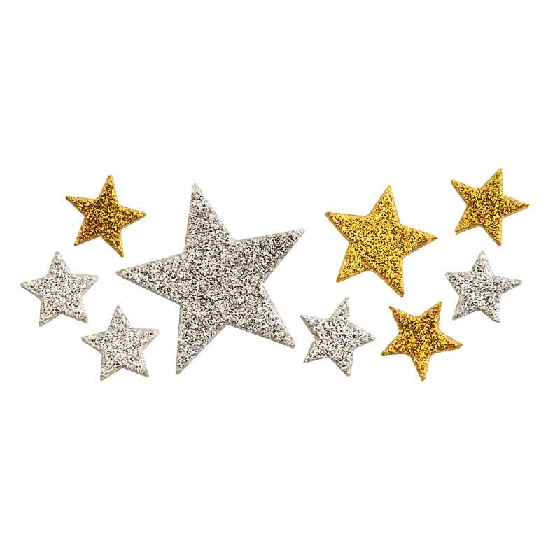 Moosgummi Stanzteile Glitter