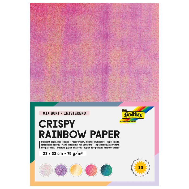 Irisierendes Papier, 23 x 33 cm, 10 Stück — 23 x 33 cm