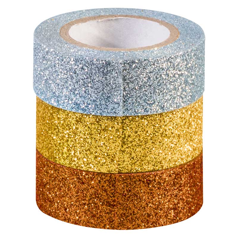 Glitzertape 3er - Set