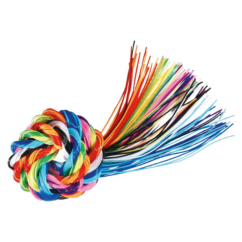 Flechtschnüre - Scoubidou, 2 mm x 1 m / 100 Stück — opak sortiert