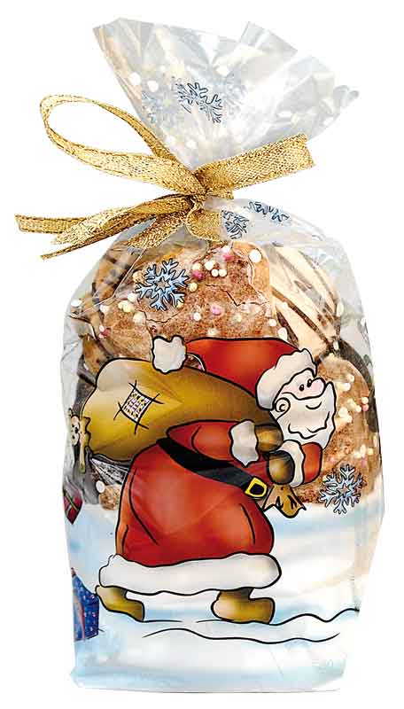 Zellglas Beutel 11,5 x 19 cm / 10 Stück — Weihnachten