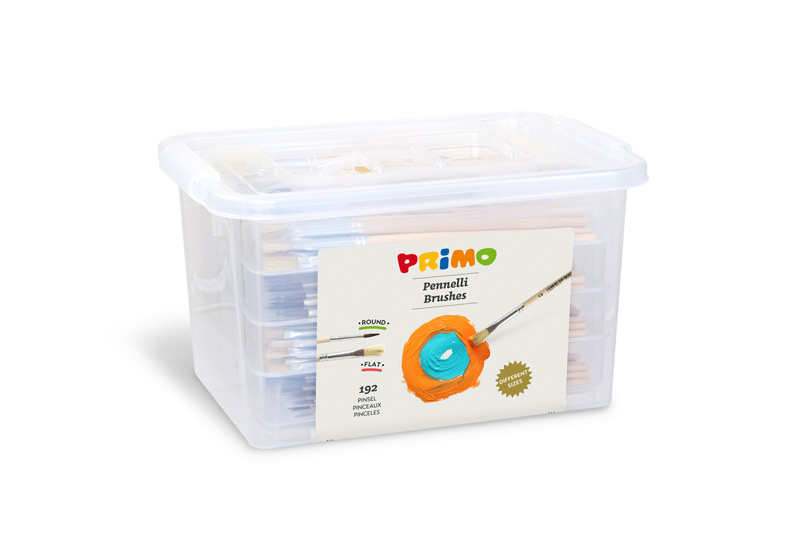 Primo - Pinselsortiment, 192 Stück